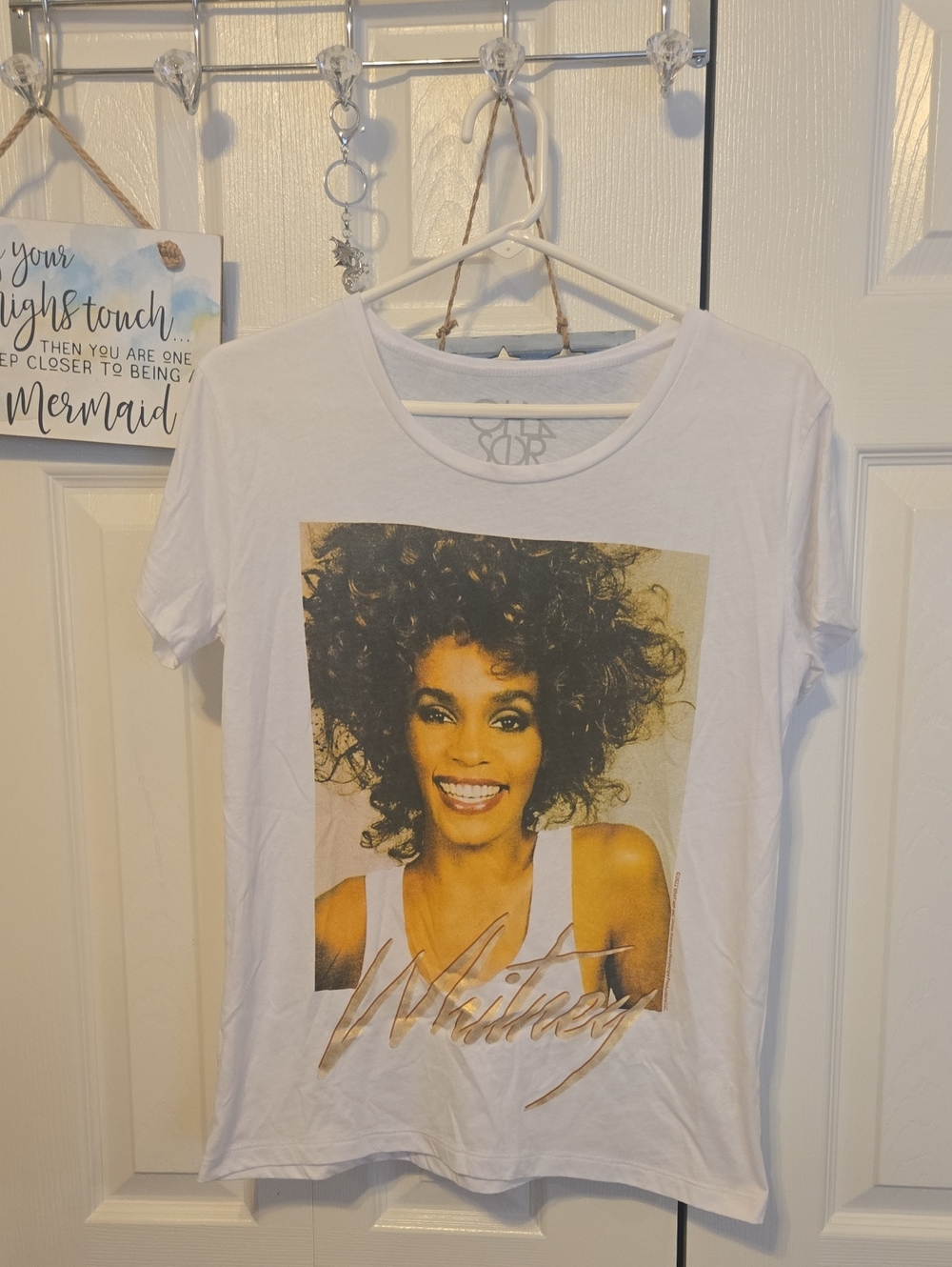 Whitney Graphic White Women's Tee